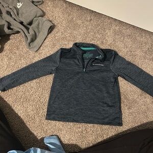 Vineyard Vines Kids' Heathered Blue Quarter-Zip Sweatshirt